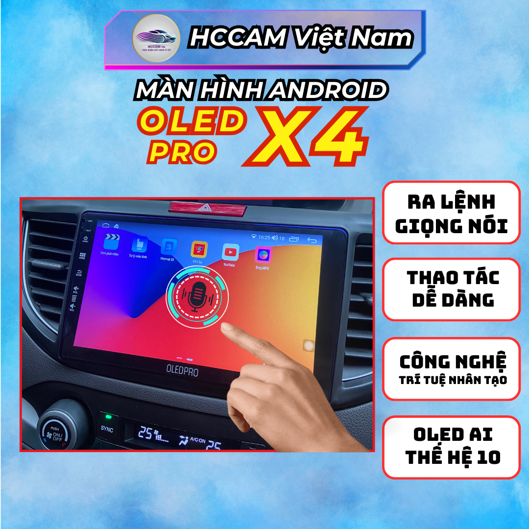 Màn Hình Android OLED Pro X4 – Màn Hình QLED Sắc Nét, Đa Nhiệm Mượt Mà, Tích Hợp Công Nghệ 5G, Apple CarPlay Không Dây, Hỗ Trợ Ba Loại Bản Đồ và Giải Trí Đa Phương Tiện 9